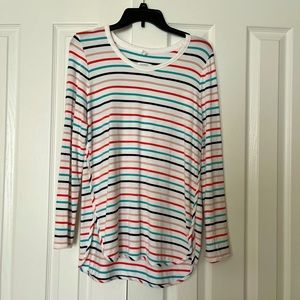 Women’s Market & Spruce Striped Long Sleeve Tunic Top